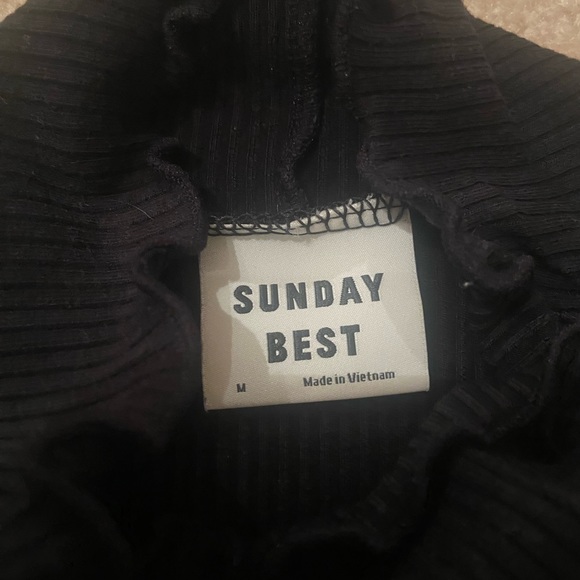 Sunday Best Black Turtleneck - Picture 3 of 3